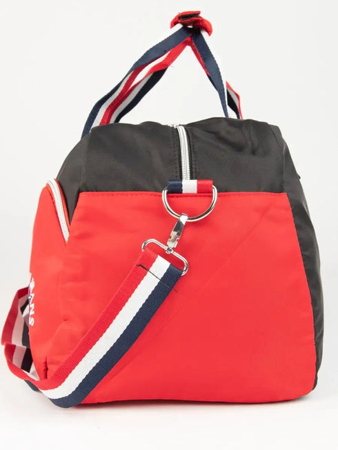 TOMMY HILFIGER SPORTS EMBROIDERED NYC LOGO DUFFLE BAG